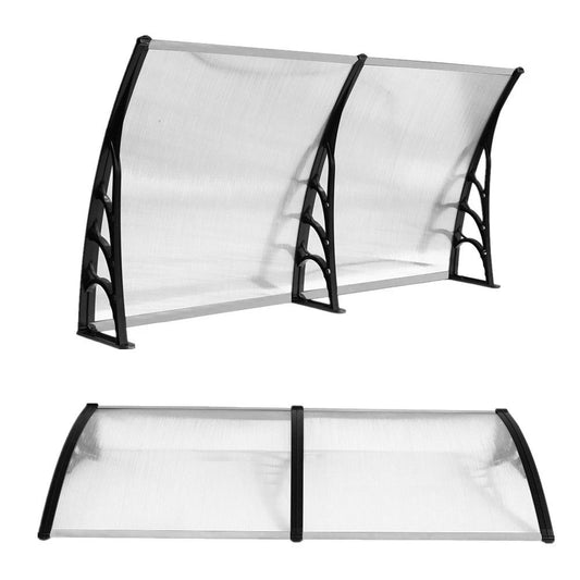 PVC nadstrešnica 200 x 100 cm – Providni leksan