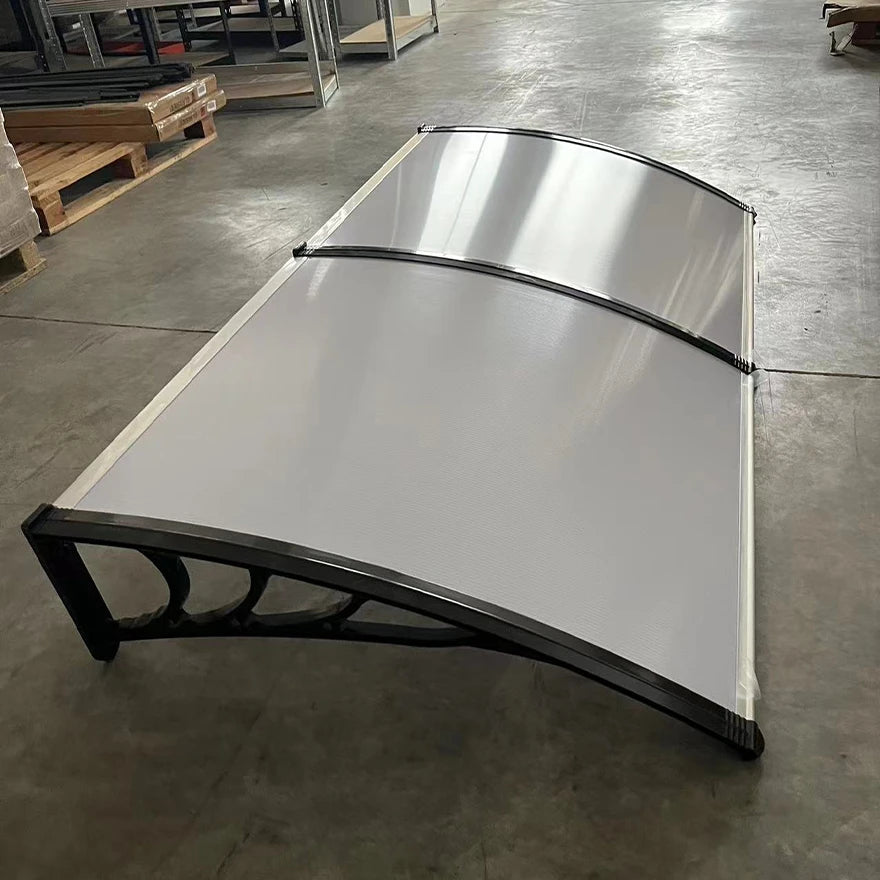 PVC nadstrešnica 200 x 100 cm – Providni leksan