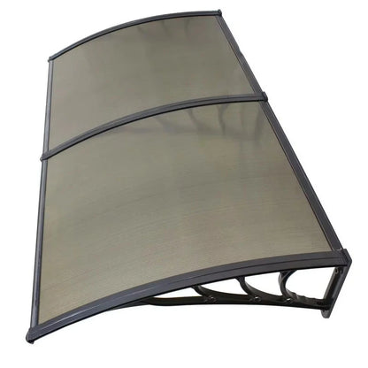 PVC nadstrešnica 240 x 100 cm –Bronzani leksan