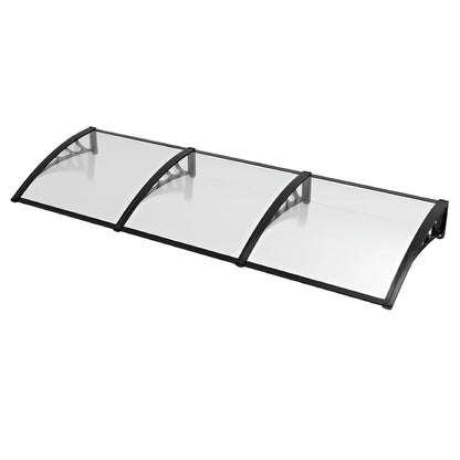 PVC nadstrešnica 270 × 100 cm – Providni leksan
