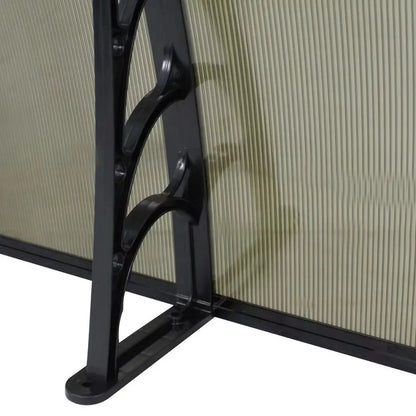 PVC nadstrešnica 300 x 100 cm –Bronzani leksan