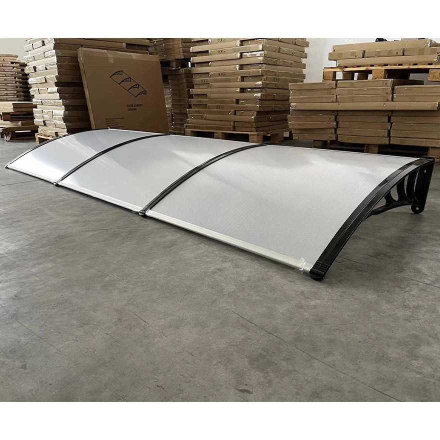 PVC nadstrešnica 300 x 100 cm – Providni leksan