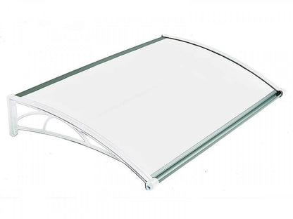 Nadstrešnica za vrata 82 × 120 cm – Bela / Opal