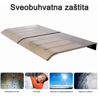 Bronzana nadstrešnica 50 × 50 cm