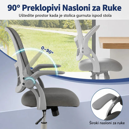 Kancelarijska stolica siva