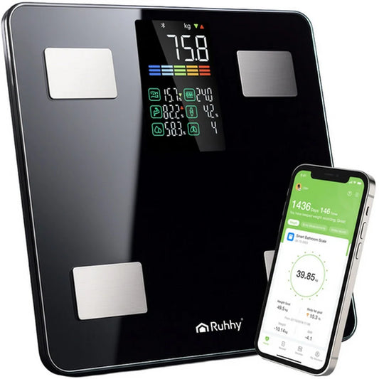 Pametna Digitalna Vaga do 226 kg Crna
