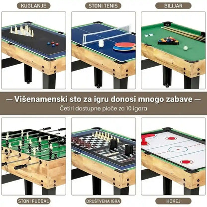 Sportivo 10u1 multifunkcionalni sto za stoni fudbal