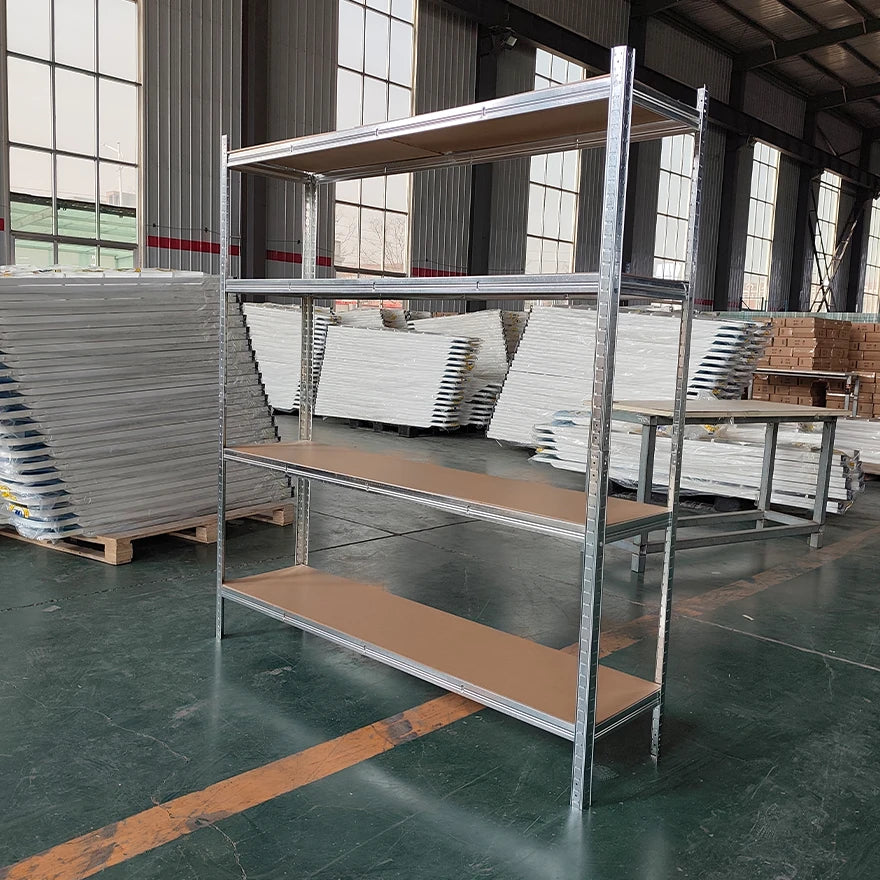 Pocinkovana metalna polica 160 x 160 x 40 cm – 4 nivoa