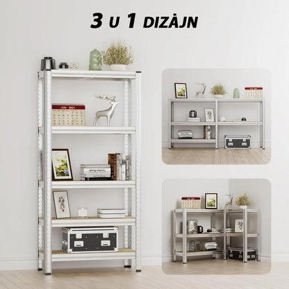 Metalna polica 180 x 90 x 30 cm – 5 nivoa