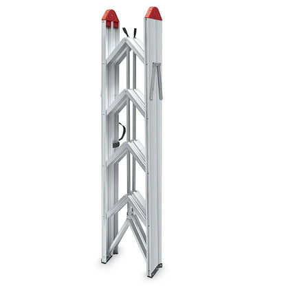 SuperStep Duple Sklopive Štapne Alu Merdevine 2x4 158cm