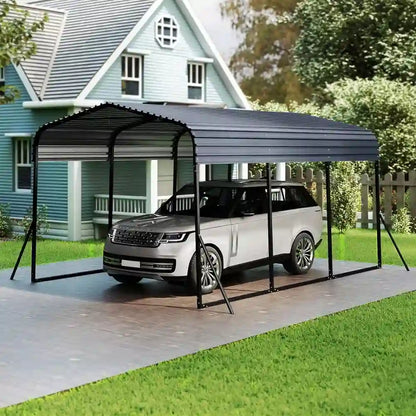 metalna garaža nadstrešnica za auto 440x300 cm